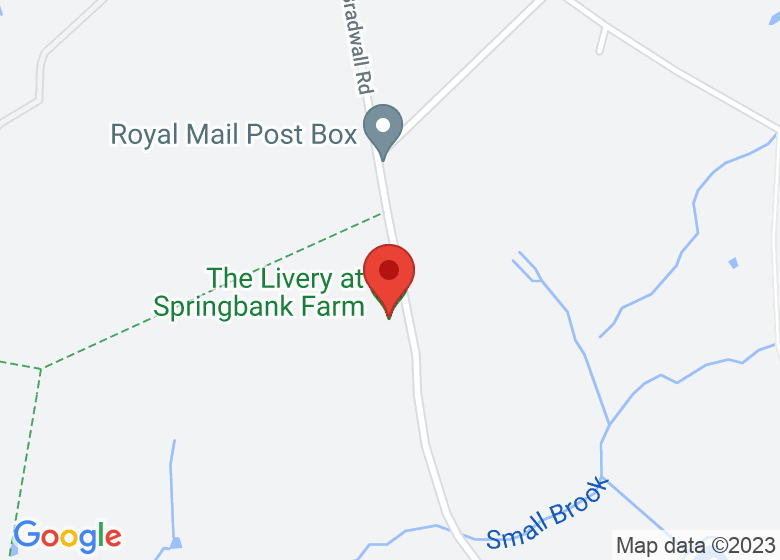 Map showing location of The Livery at Springbank Farm