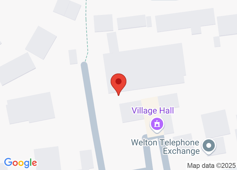 Map showing location of Welton Scout Hall