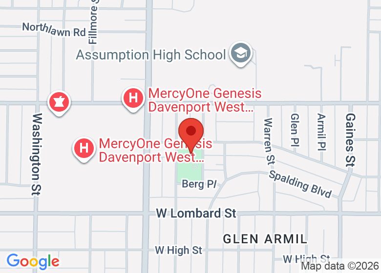 Map showing location of Glen Armil Park
