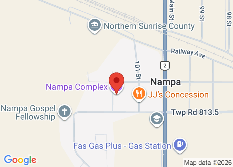 Map showing location of Nampa Complex