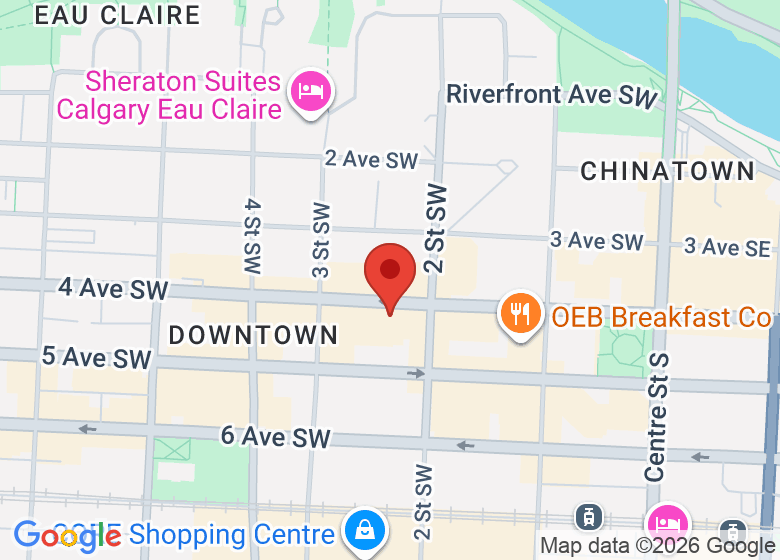 Map showing location of The Conference Centre