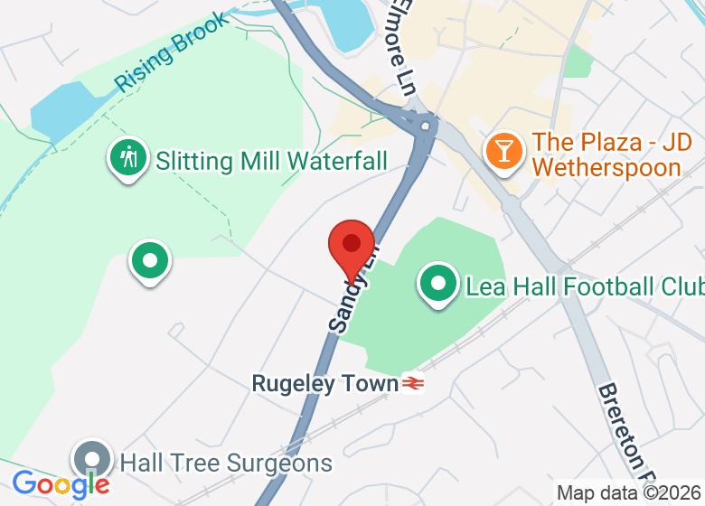 Map showing event location