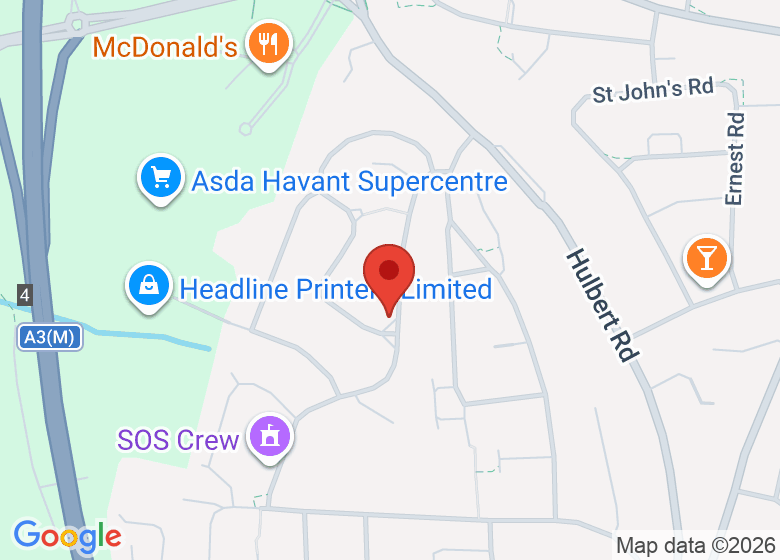 Map showing location of Claire’s Floristry and Tea Room