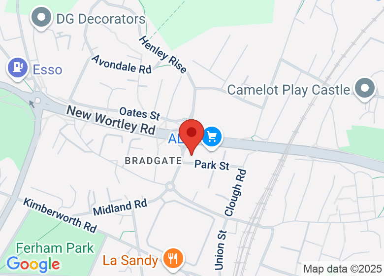 Map showing location of Gymnastics Academy South Yorkshire 