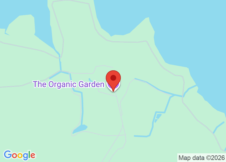 Map showing location of Yeo Valley Organic Garden