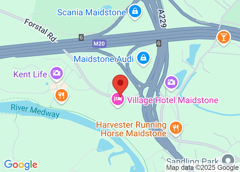 Map showing location of Village Hotel - Maidstone