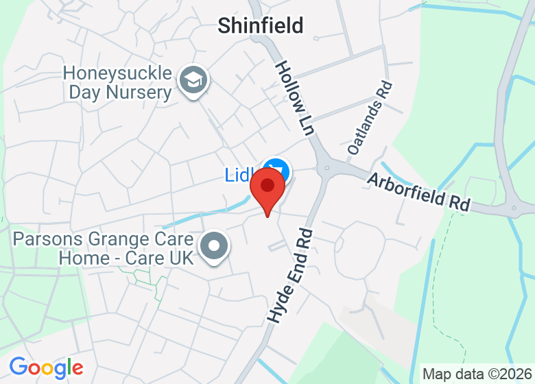 Map showing location of School Green Centre