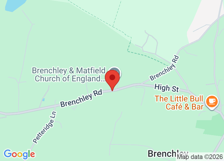Map showing location of Brenchley and Matfield Scout Group