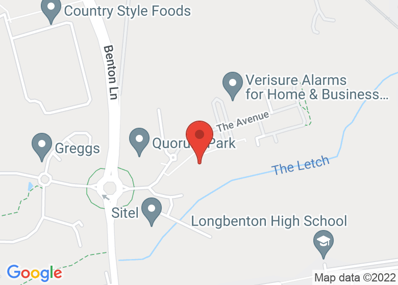 Map showing location of Q11, Quorum Business Park