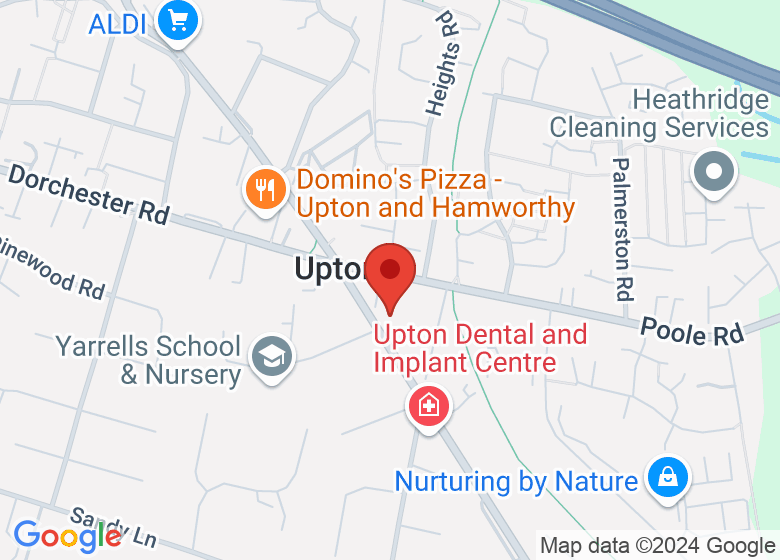 Map showing location of Upton Community Centre