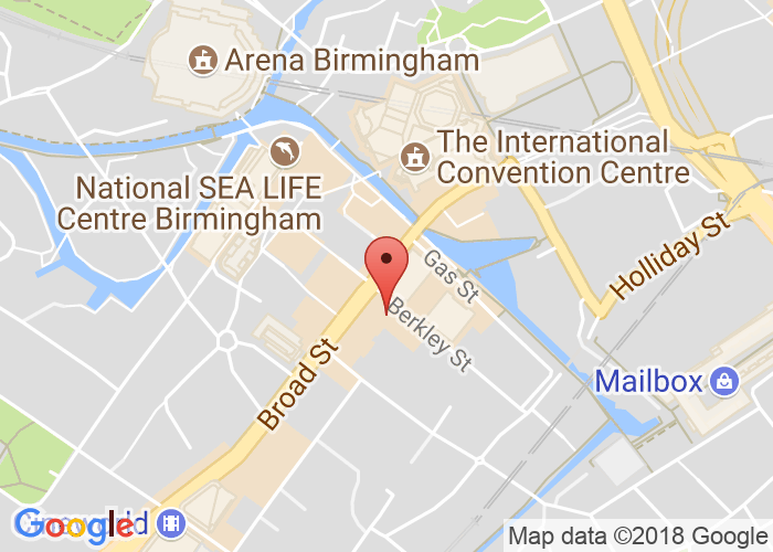 Map showing event location