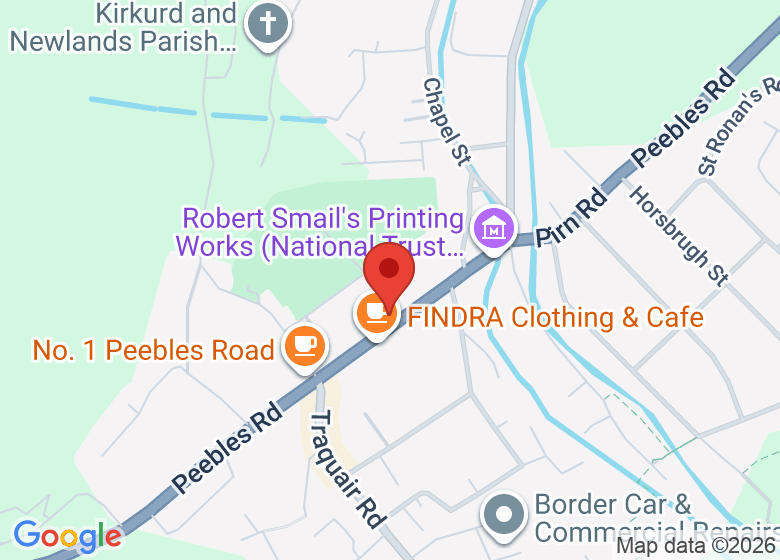 Map showing location of Stay Scotland Studio