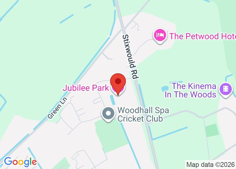 Map showing location of Jubilee Park