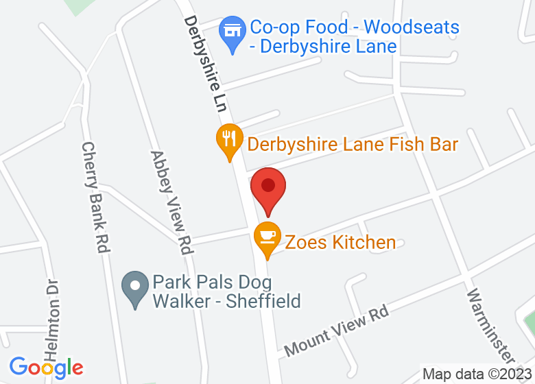 Map showing location of Mount View Methodist Church