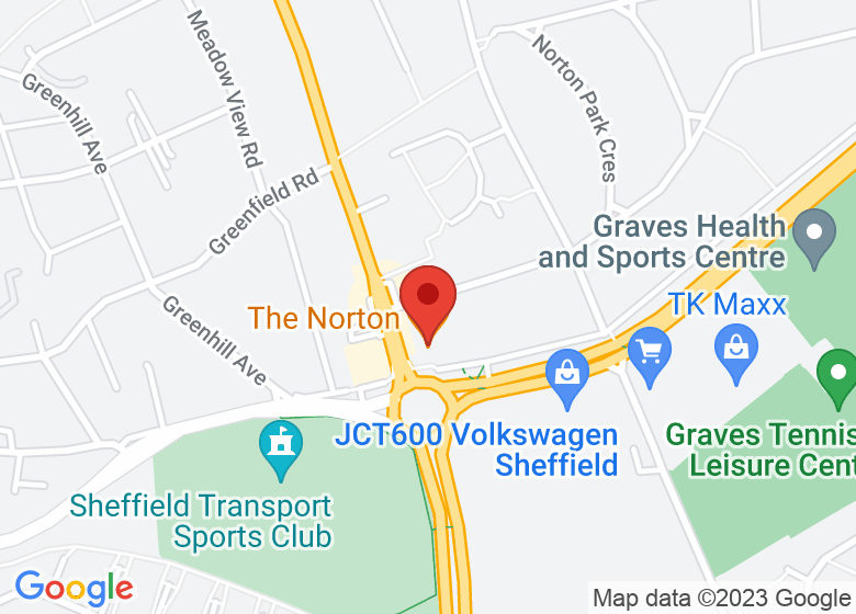 Map showing location of The Norton