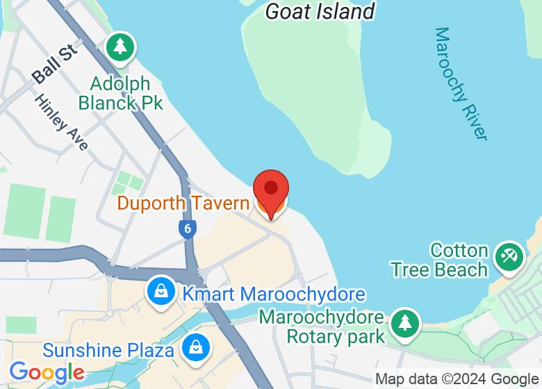 Térkép mutatja a következő helyeket Duporth Tavern