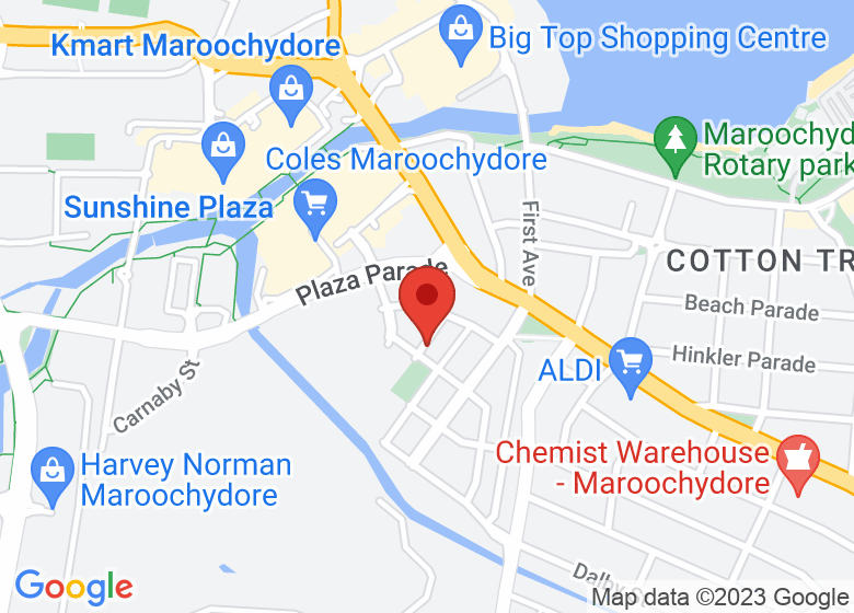 Map showing location of FLOW ST8 Maroochydore