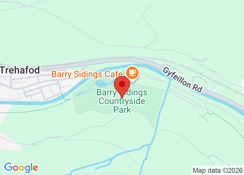 Map showing location of Barry Sidings Countryside Park