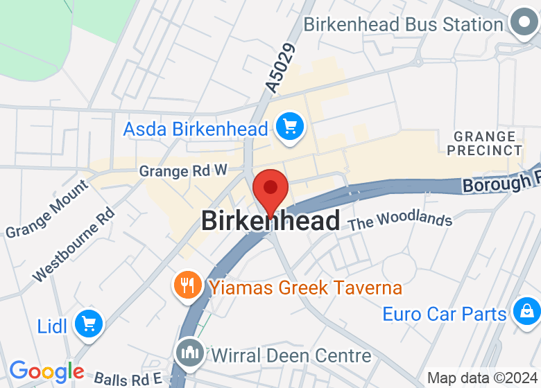 Map showing event location