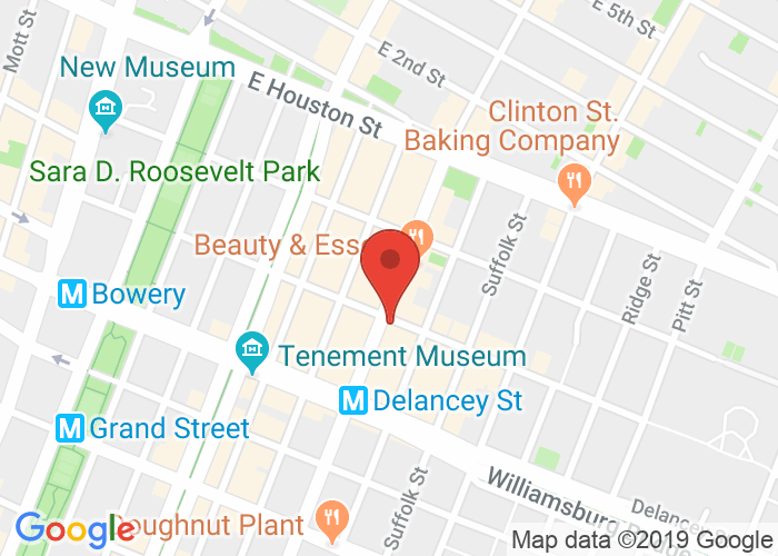 Map showing event location