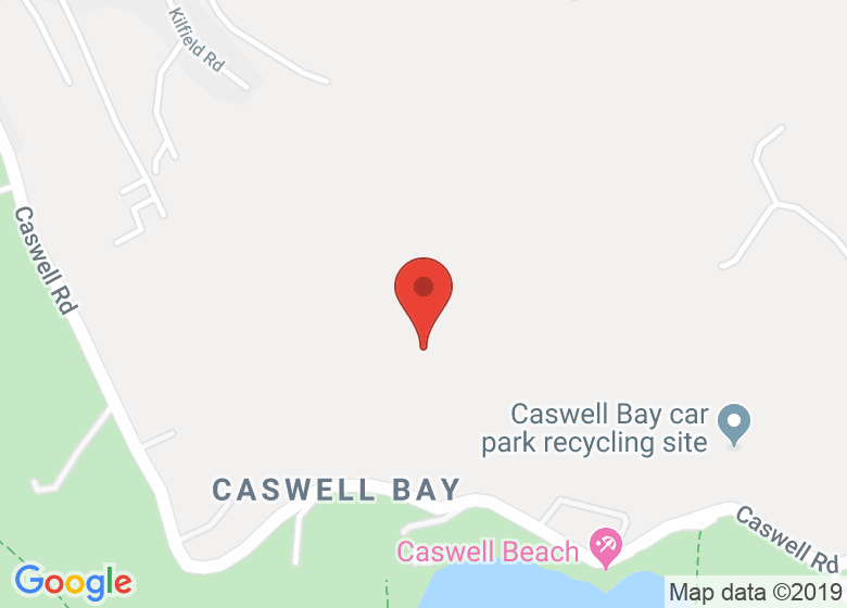 Map showing location of Caswell