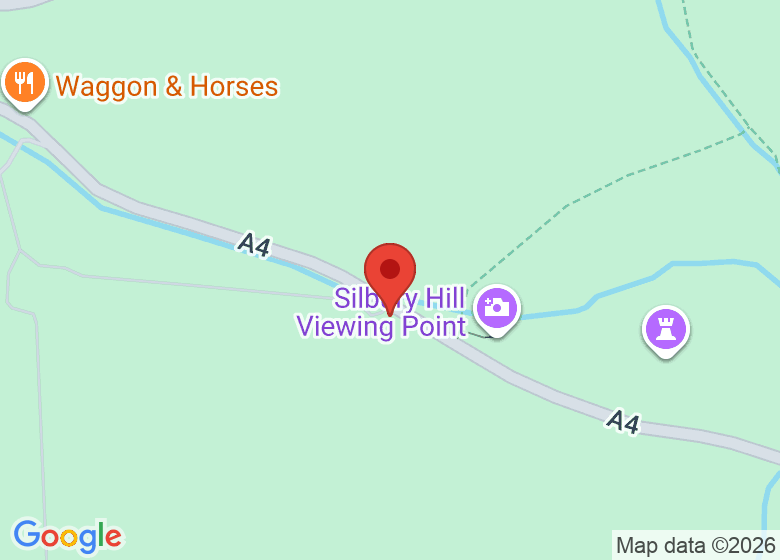 Map showing location of The Farm at Avebury