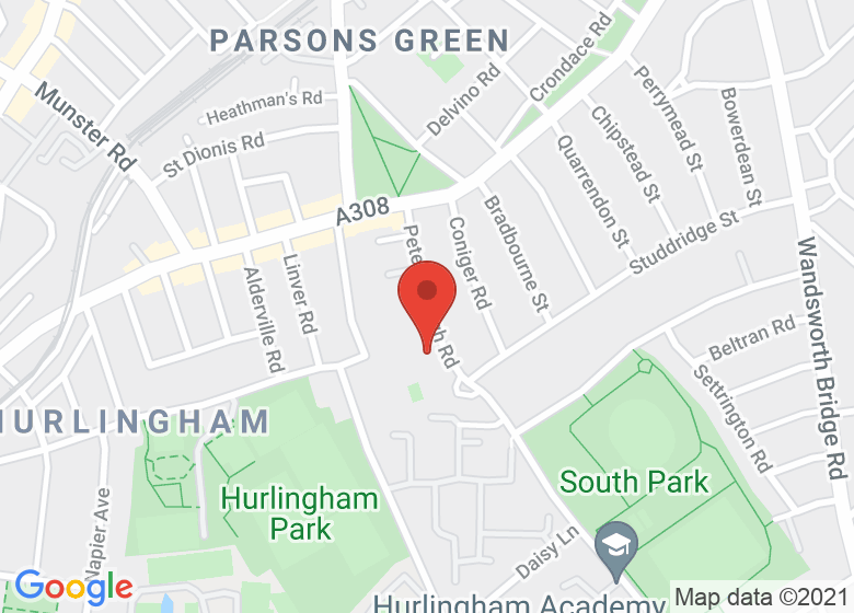 Map showing location of Sulivan Primary School