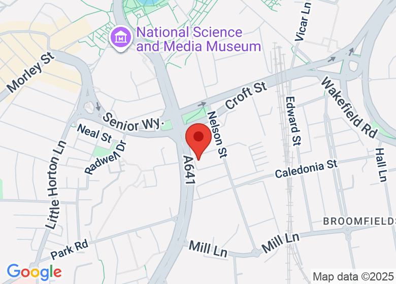 Map showing location of Mediqas Training School 