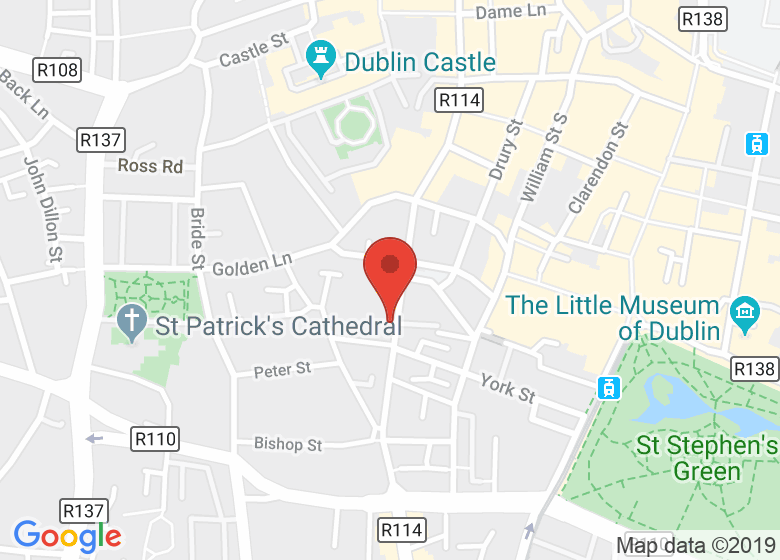 Map showing location of Carmelite Community Centre