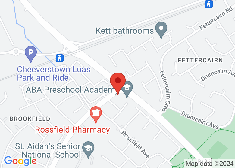 Map showing location of Brookfield Youth and Community Centre