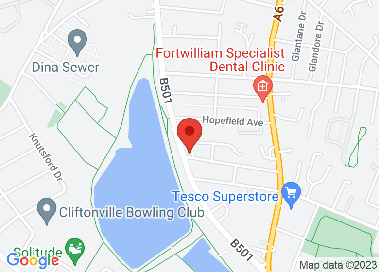 Map showing location of The little yogi studio 