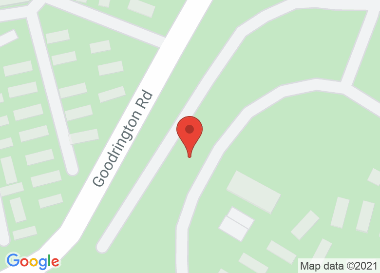 Map showing location of Showground