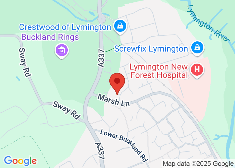 Map showing location of The Garden Room