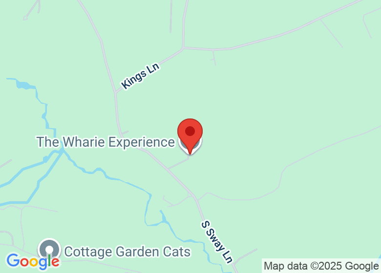 Map showing location of The Wharie Experience