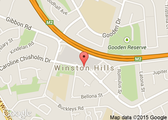 Map showing event location