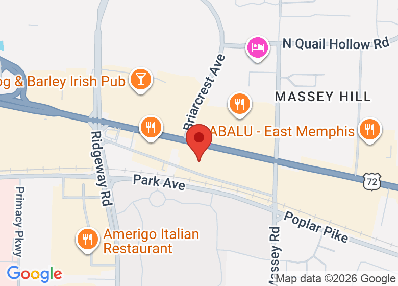 Map showing location of Planted Therapy Group