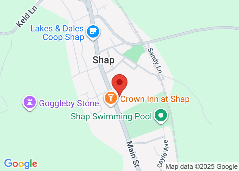 Map showing location of Shap C Of E Primary School