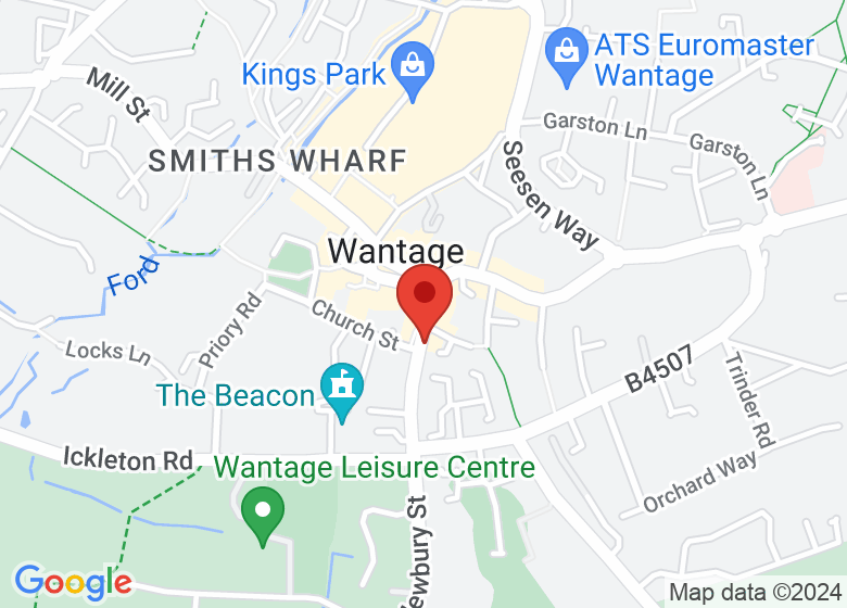 Map showing event location