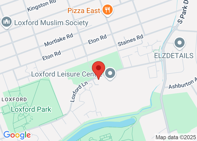 Map showing location of Loxford Youth Centre