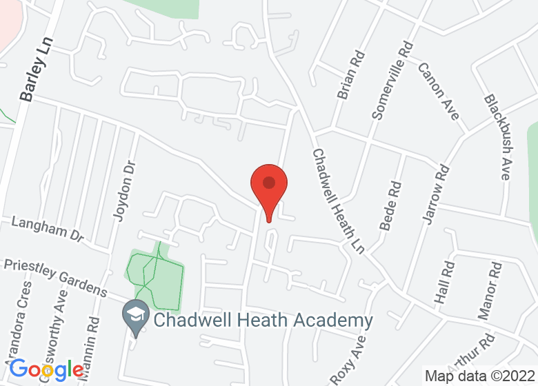 Map showing location of Keith Axon Centre