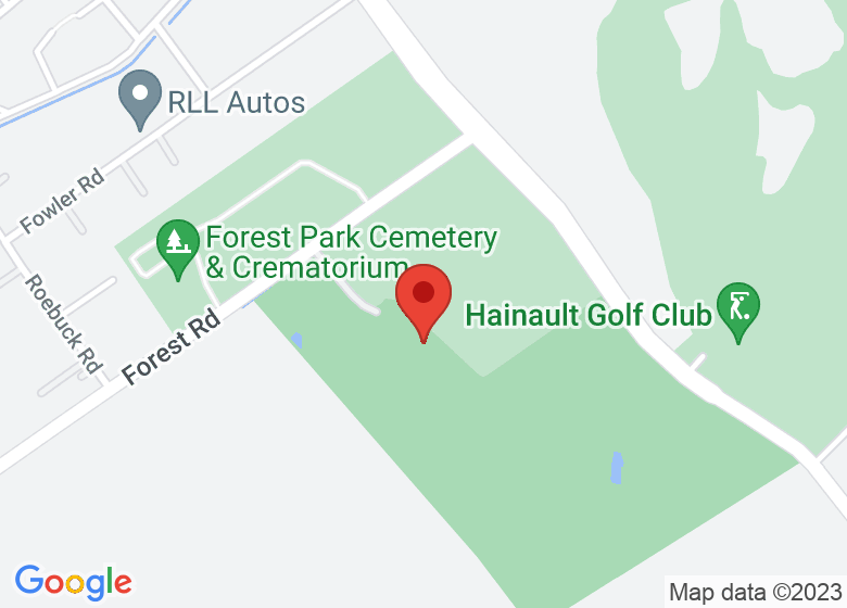 Map showing location of Redbridge Cycling Centre