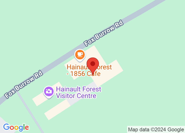 Map showing location of Foxburrows Barn 