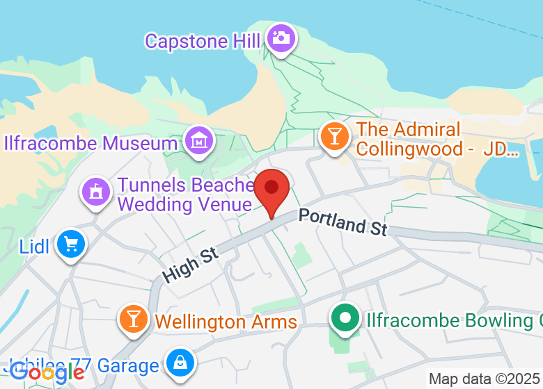 Map showing location of Still Point Studio