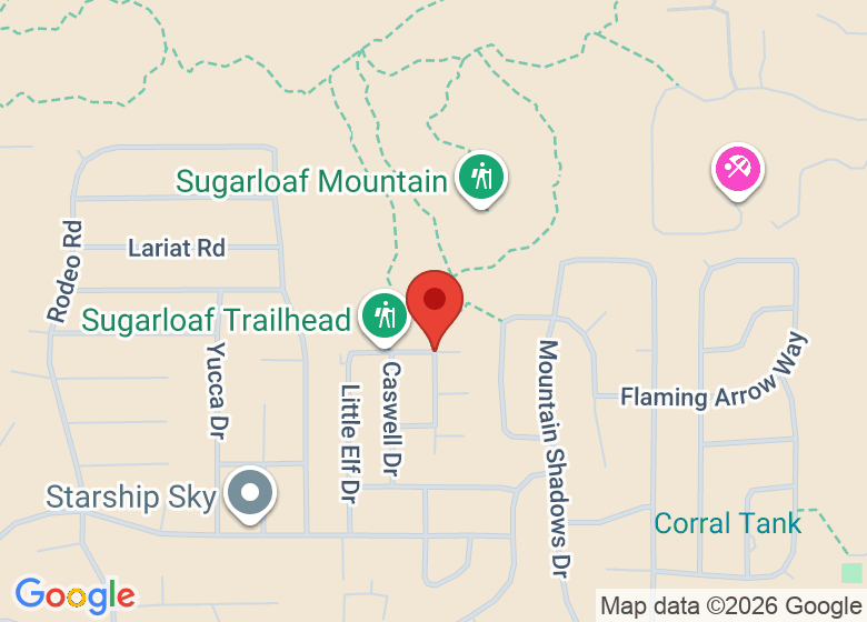 Map showing location of Private Home