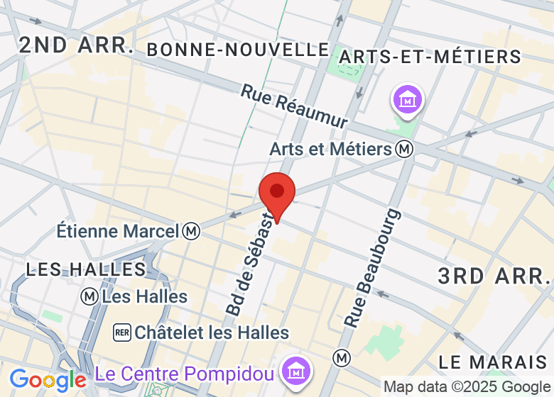 Map showing location of Kink Study Paris, Salle C