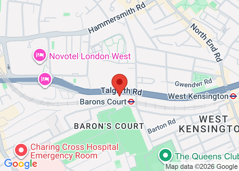 Map showing location of Colet House/The Study Society 