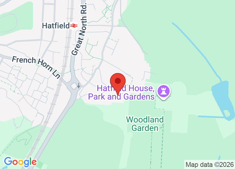 Map showing location of The Oak House Studio & Therapies