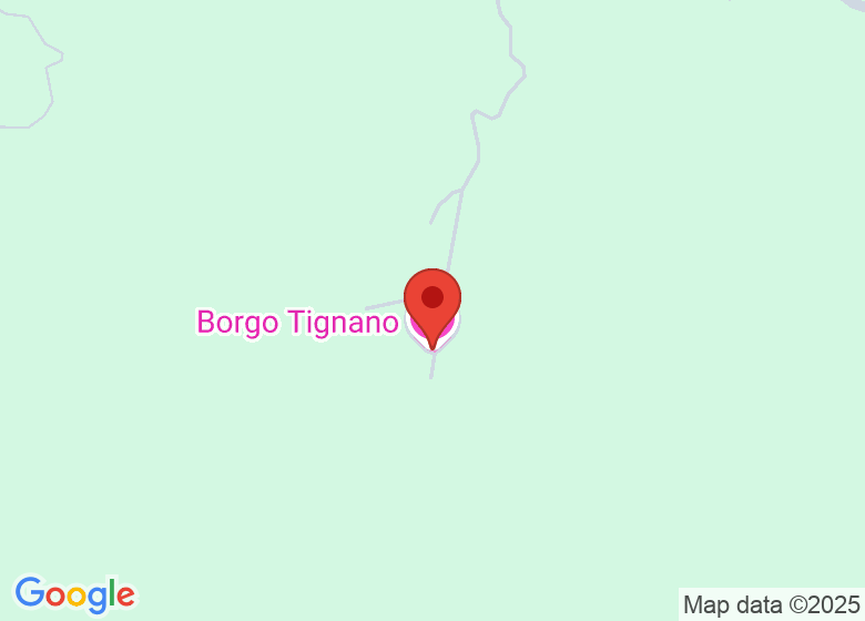 Map showing location of Antico Borgo Tignano