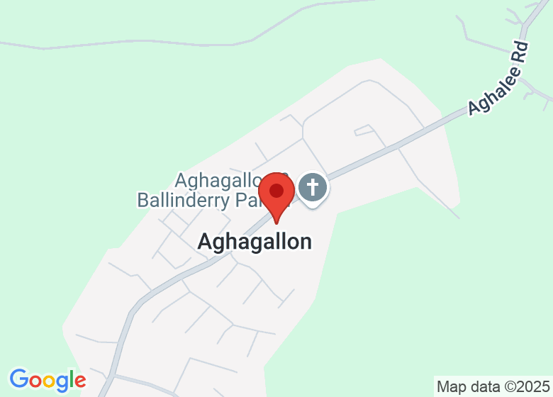 Map showing location of Aghagallon Community Centre