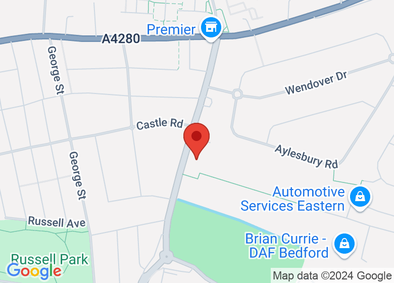 Map showing location of Priory Methodist Church